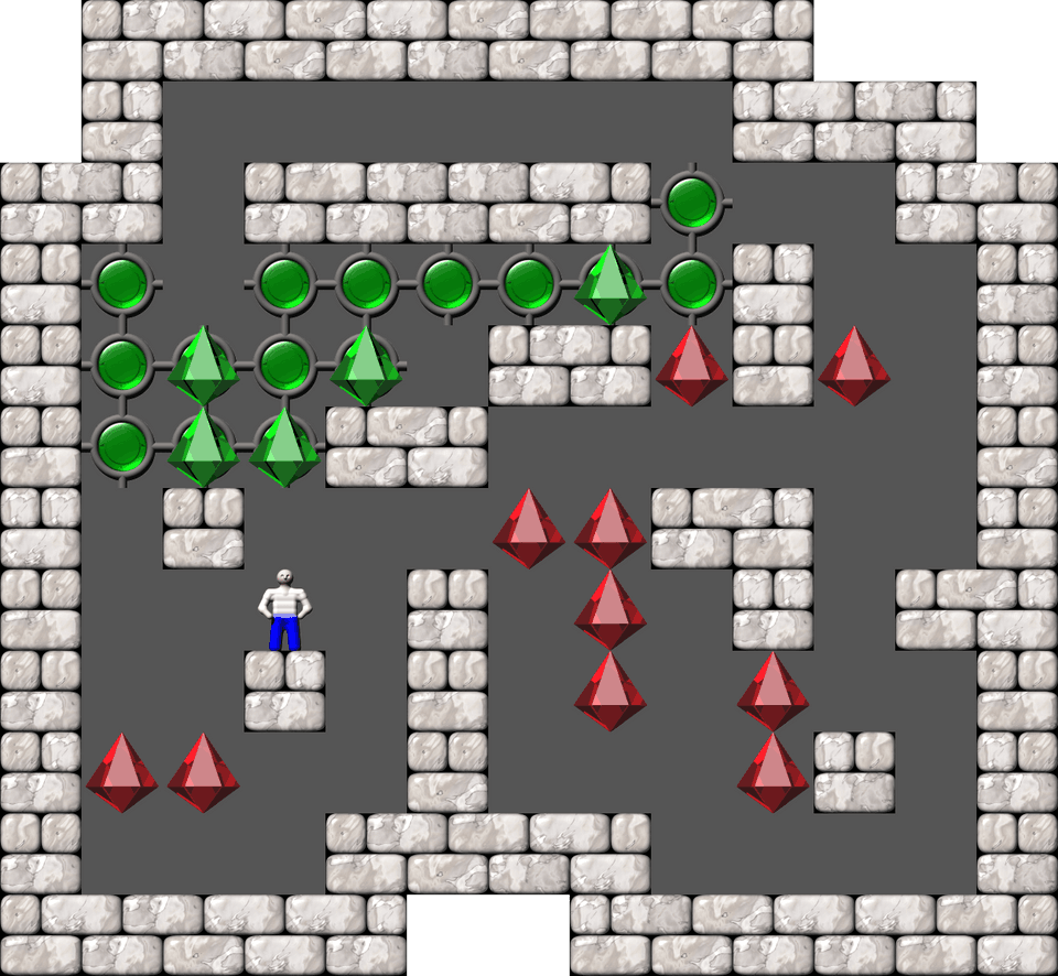 Sokoban Mass Remodel level 2231